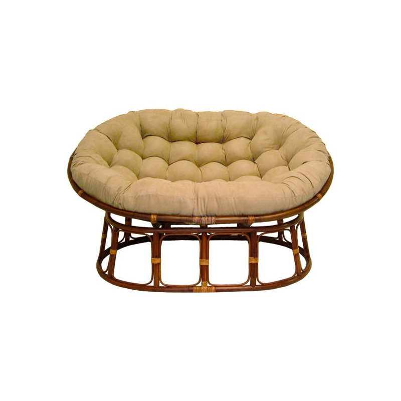 Pampasan Chair international caravan rattan double papasan chair with micro suede Pampasan Chair international caravan rattan double papasan chair with micro suede
