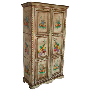 Drehtürenschrank Manjari, 180 cm H x 100 cm B x 45 cm T von Caracella