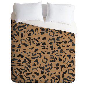 East Urban Home Leeana Benson Cheetah Print Duvet Cover Set Wayfair