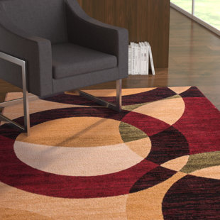 Small Circular Rug Wayfair Chelsi Rings Circles Area Rug