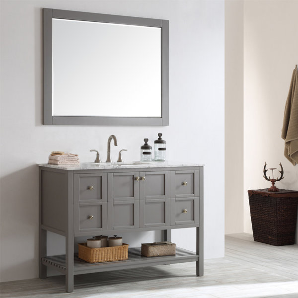 Beachcrest Home Caldwell 48" Single Bathroom Vanity Set ...