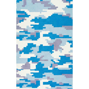 Thomas Paul Hand-Tufted Blue Area Rug