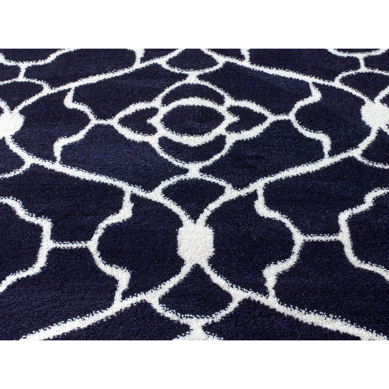 Rug and Decor Inc. Summit Elite Navy Blue Area Rug & Reviews Wayfair