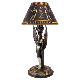 Ancient Egyptian Decor Lamps Wayfair Egyptian Sculptural 17 5 Table Lamp