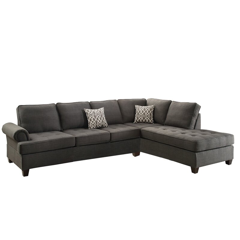 Brylee Reversible Sectional & Reviews | Birch Lane