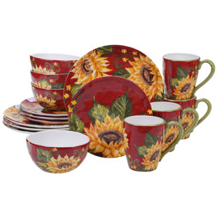 Cuisinart Sunflower Dinnerware | Wayfair Cuisinart Sunflower Dinnerware | Wayfair