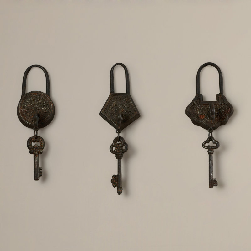 Alcott Hill 3 Piece Historic Key Wall Décor Set Reviews Wayfair 3 Piece Historic Key Wall Décor Set