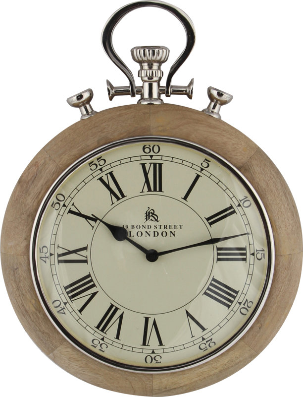 Pacific Lifestyle Stopwatch Wall Clock & Reviews Wayfair.co.uk