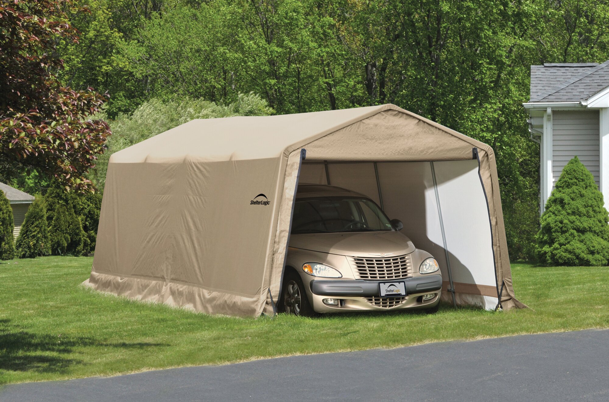 ShelterLogic 10 Ft X 20 Ft Garage & Reviews