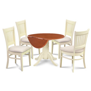 Thornhill Round Carved 5 Piece Dining Set by Alc..