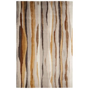 Gillian Hand-Tufted Taupe/Brown Area Rug