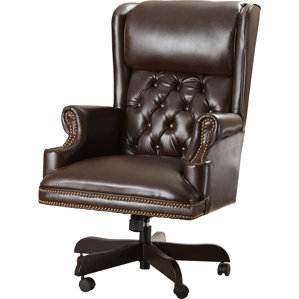 genuine leather office chairs you'll love | wayfair genuine leather office chairs you'll love | wayfair