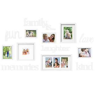 Collage Floating Family Picture Frames You Ll Love Wayfair Molinari Pvc Plaque Selfie Gallery Collage Picture Frame