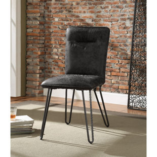 Hairpin Leg Dining Chair Wayfair Lima Hairpin Legs Upholstered Dining Chair Set Of 2