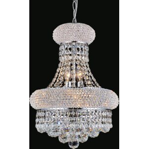 8-Light Empire Crystal Chandelier