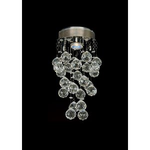 LX Series 1 Light Crystal Chandelier