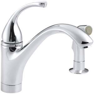 Fortu00e9 2-Hole Kitchen Sink Faucet with 9-1/16
