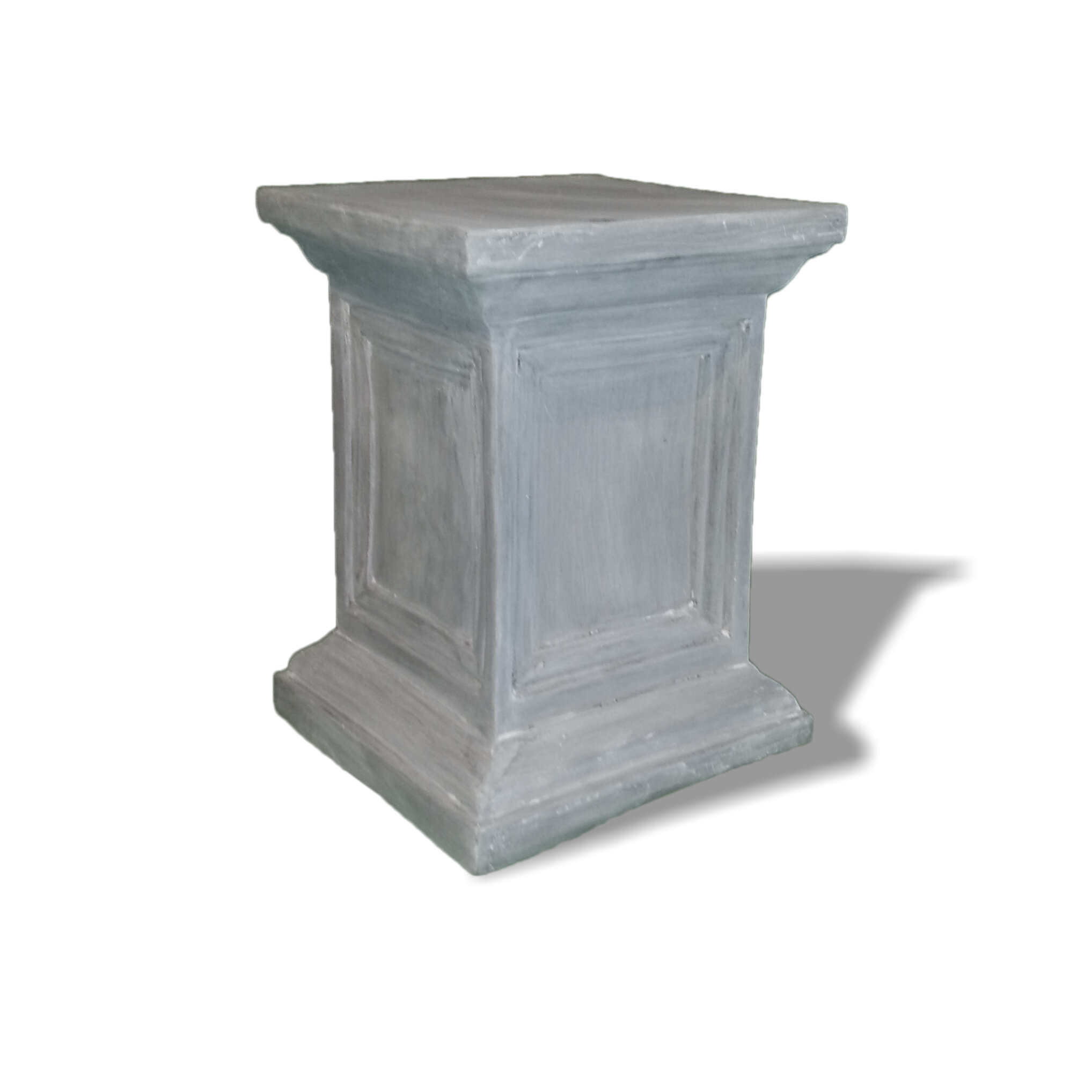 Amedeo Design Resin Stone Square Framed Pedestal Plant Stand & Reviews