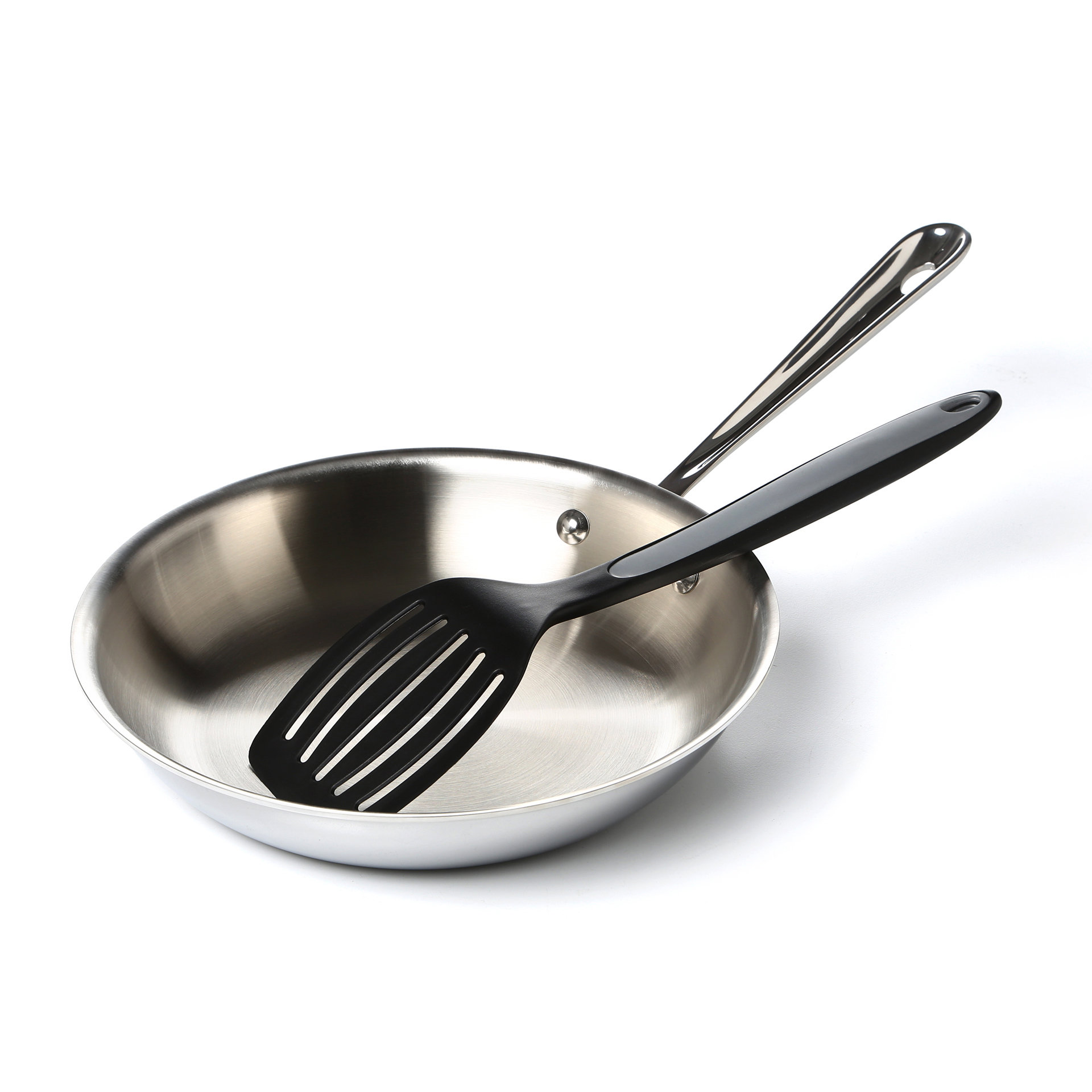 AllClad Stainless Steel Fry Pan & Reviews Wayfair