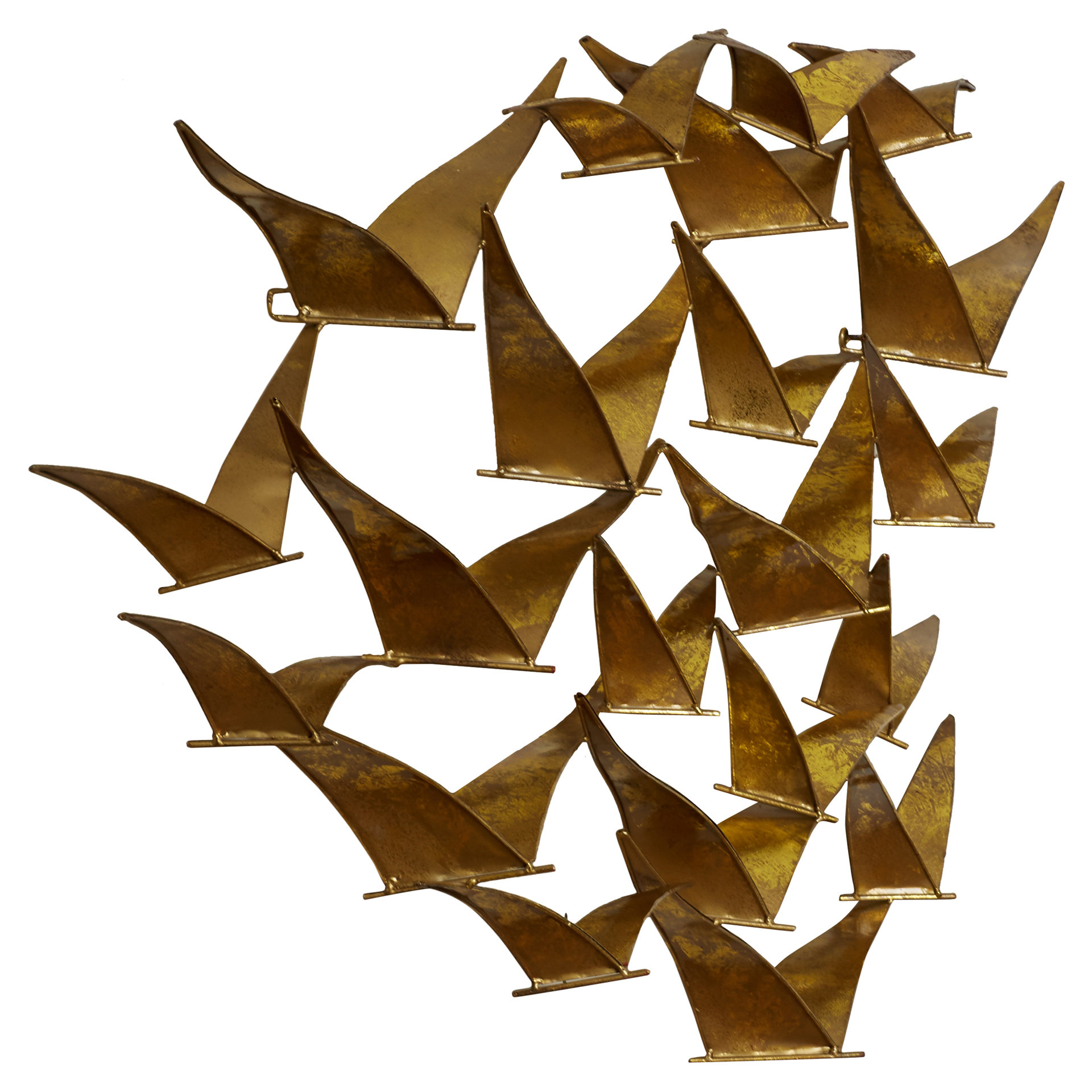 Bay Isle Home Beautiful Patterned Metal Flocking Birds Wall Decor