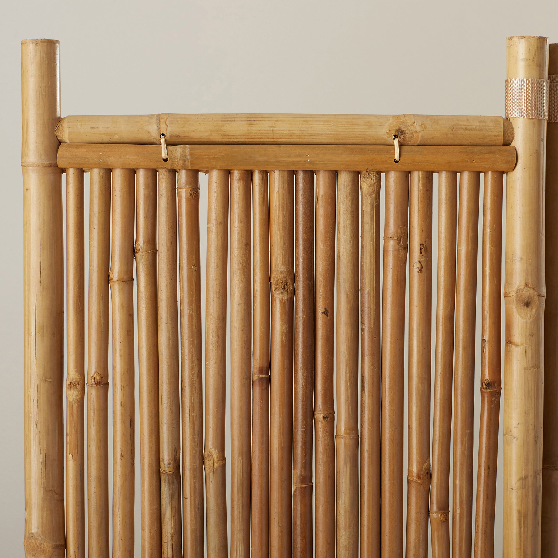 Bay Isle Home Porter 63" x 60" 3 Panel Bamboo Room Divider & Reviews