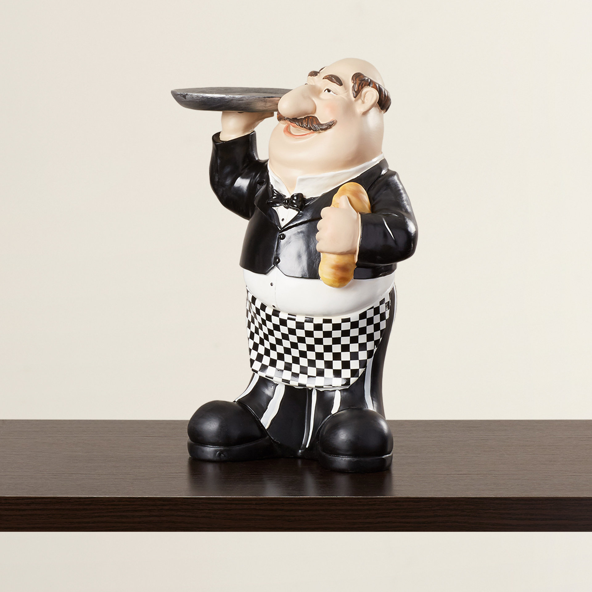 Red Barrel Studio Waiter Figurine & Reviews | Wayfair
