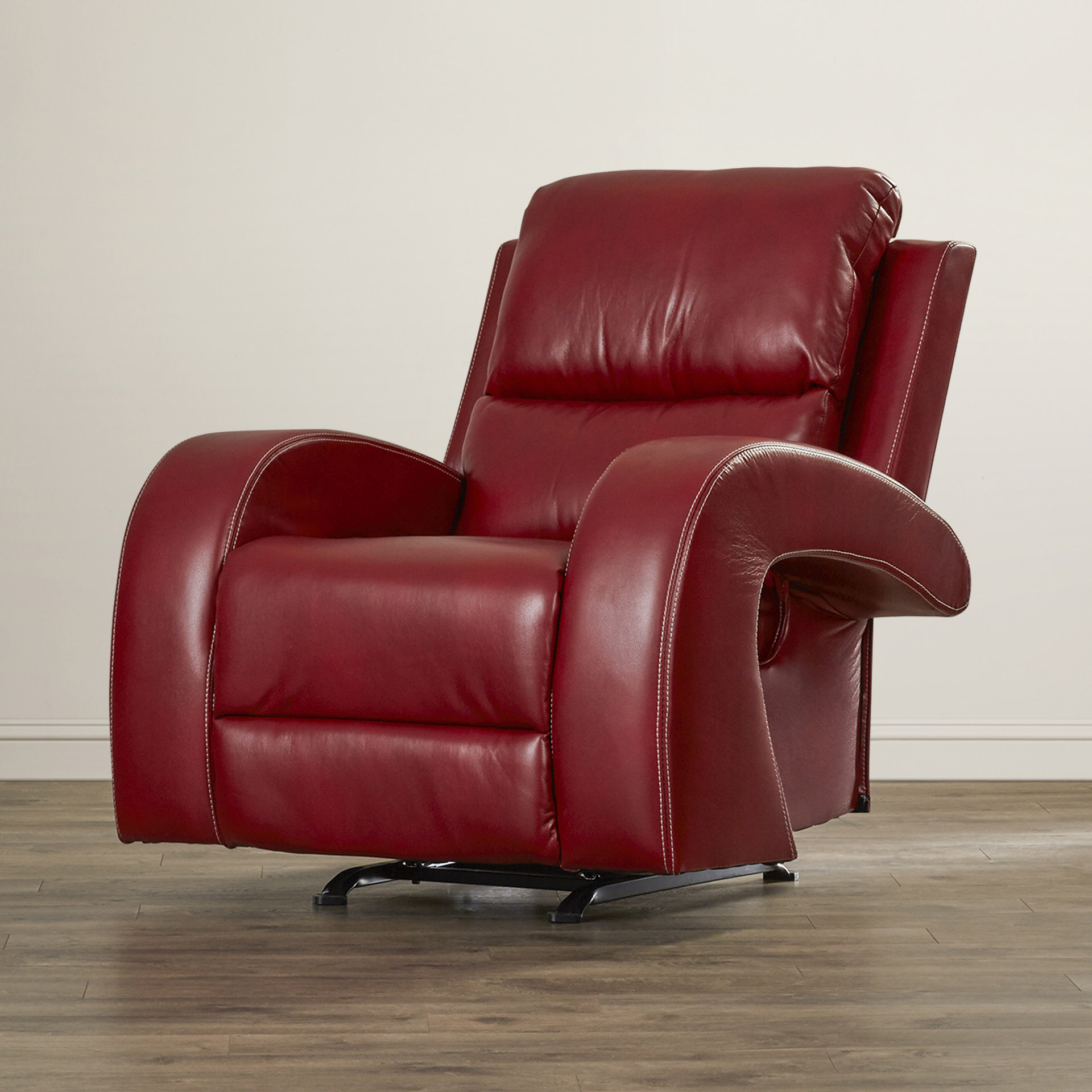 Wade Logan Willard Faux Leather Recliner & Reviews Wayfair