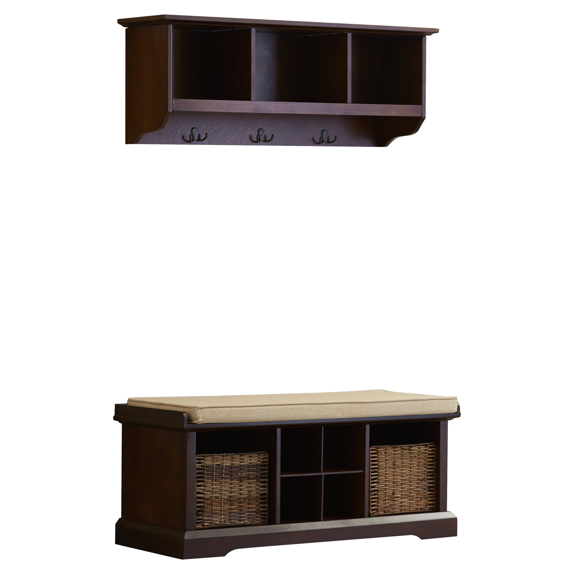 2Piece Bartlett Shelf & Bench Set & Reviews Joss & Main