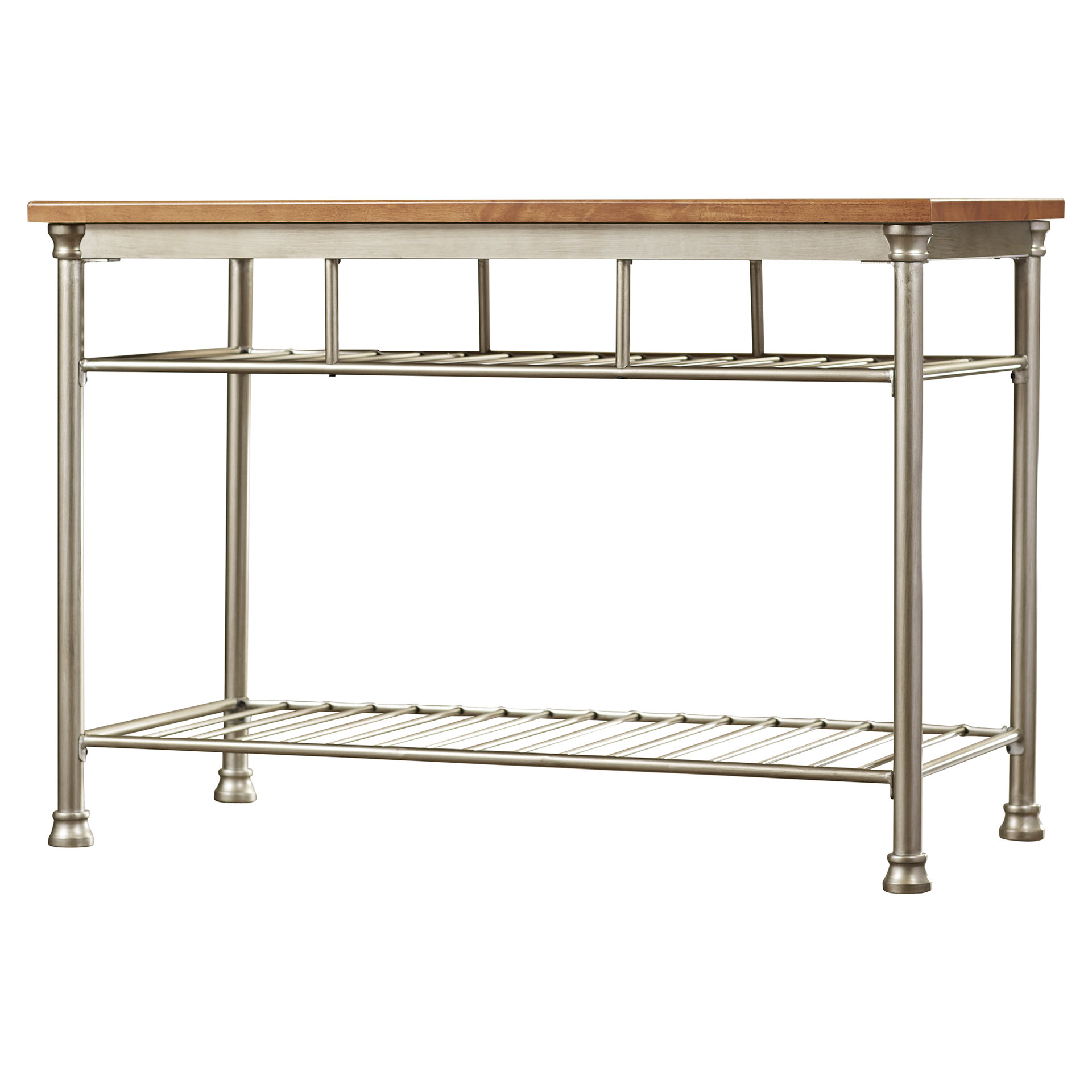 Red Barrel Studio Kibbe Kitchen Island with Butcher Block Top & Reviews Wayfair