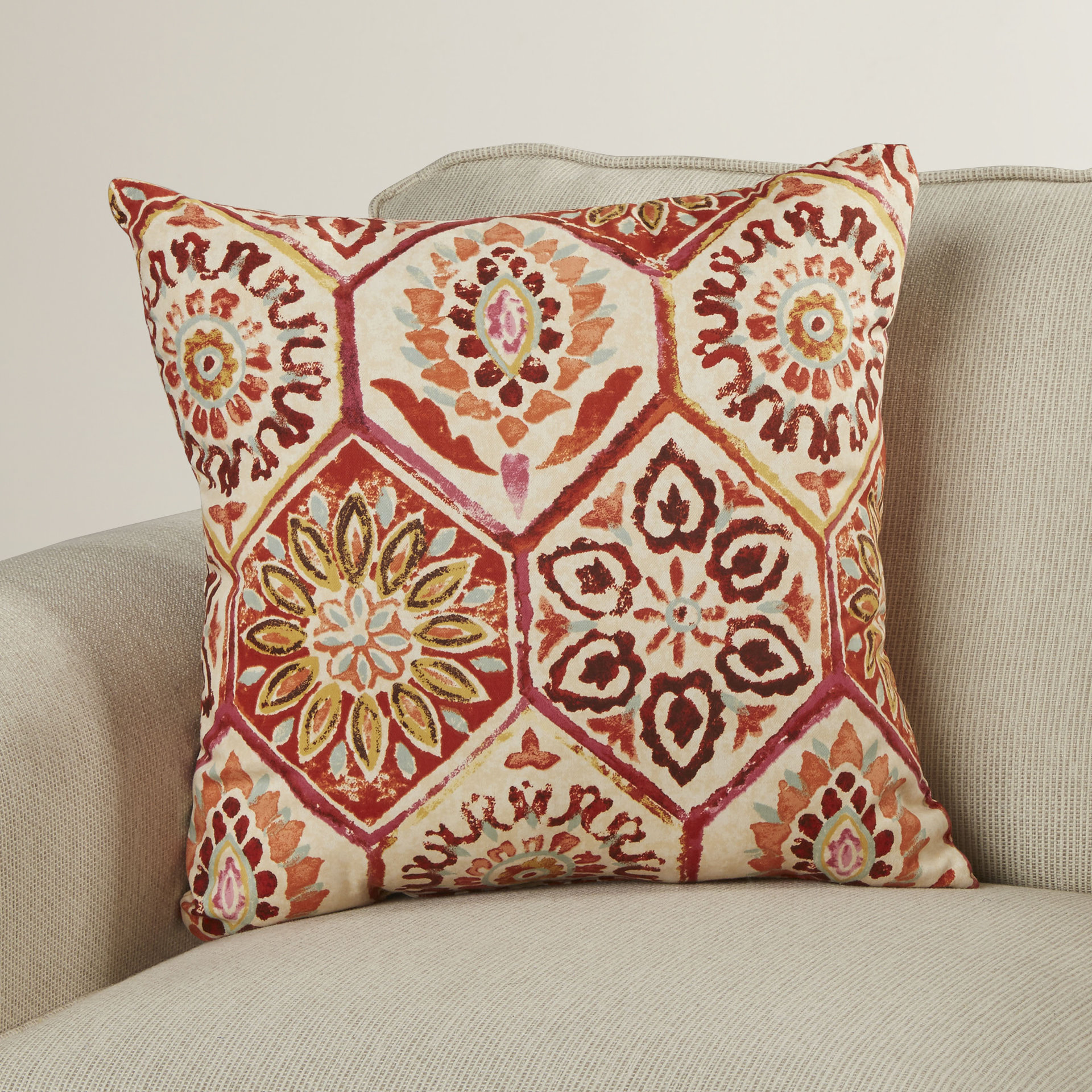 Bungalow Rose Zutphen Cotton Throw Pillow & Reviews Wayfair