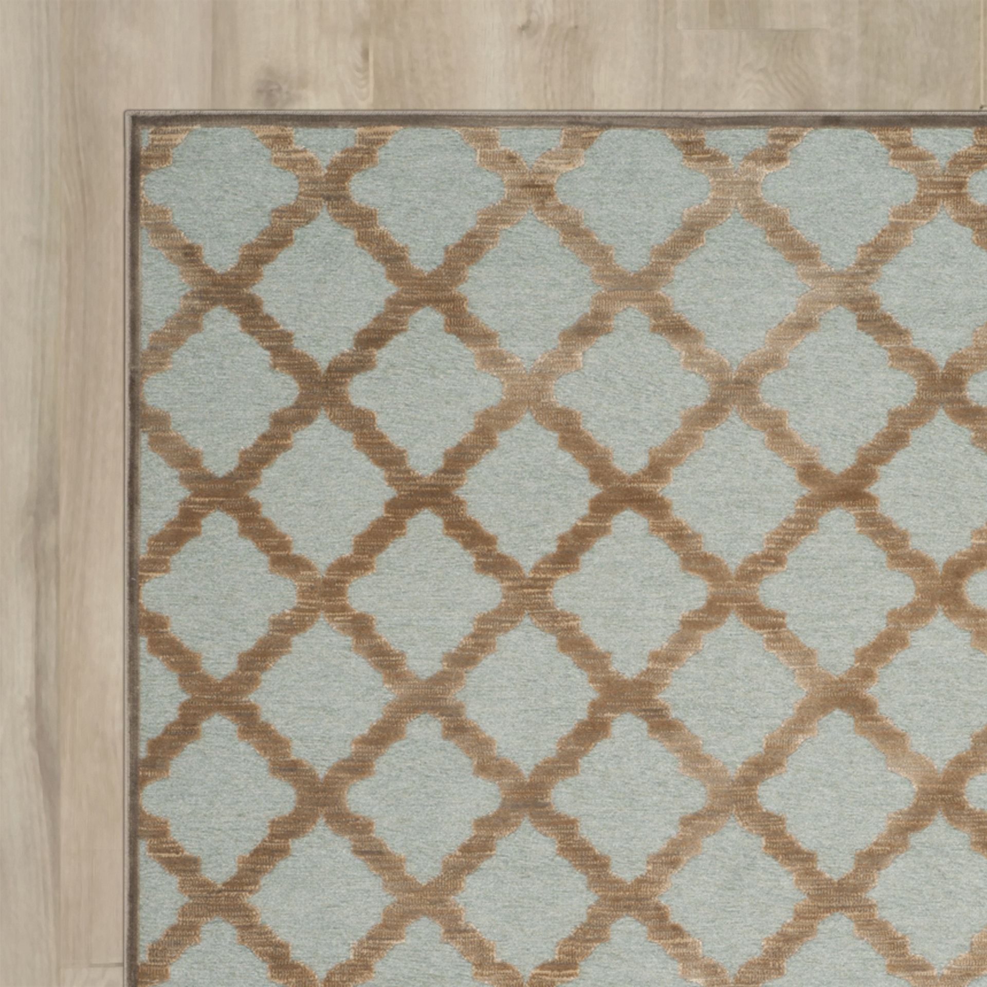 Safavieh Damon Aqua/Brown Area Rug & Reviews Wayfair.co.uk
