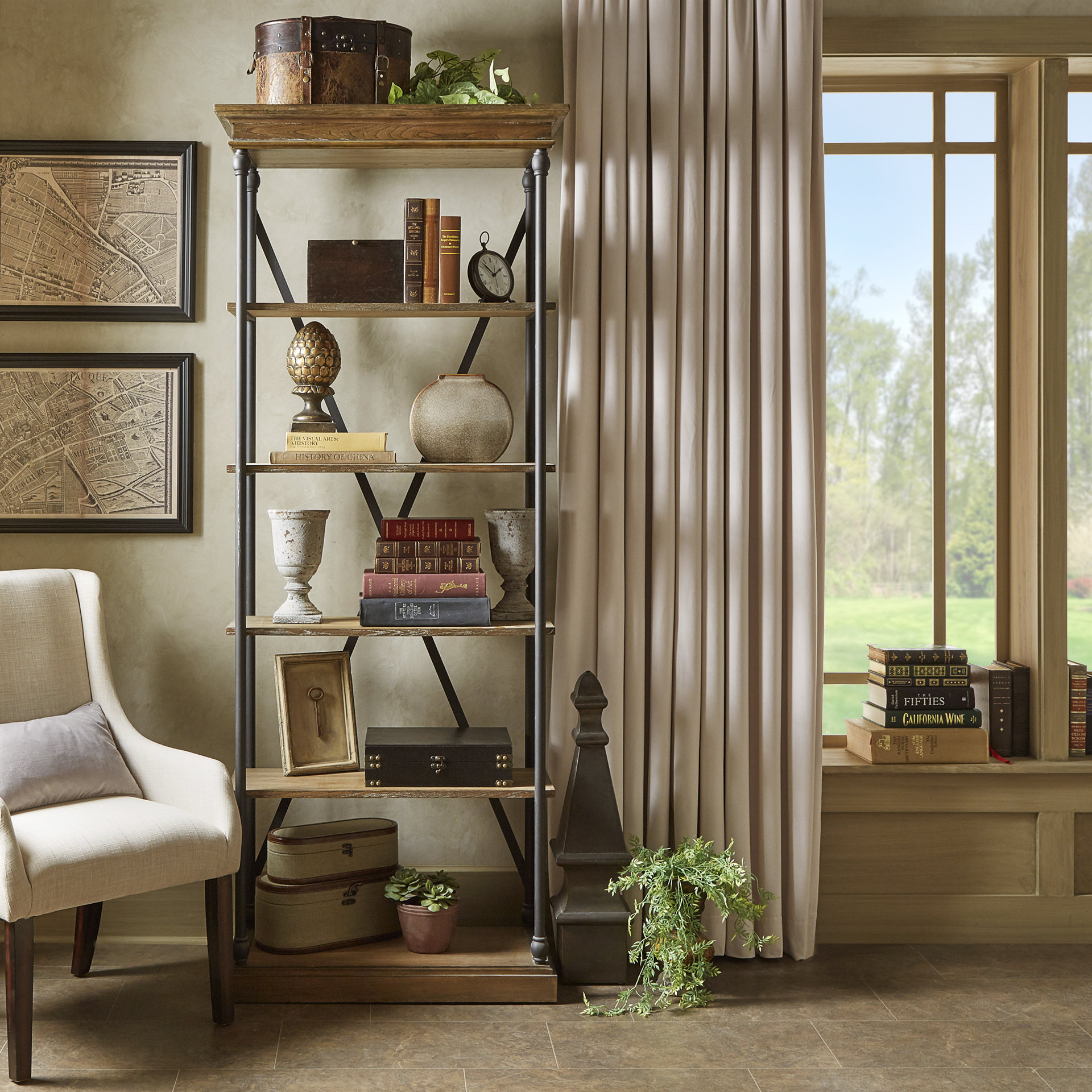 Eastgate 84" Etagere Bookcase & Reviews | AllModern