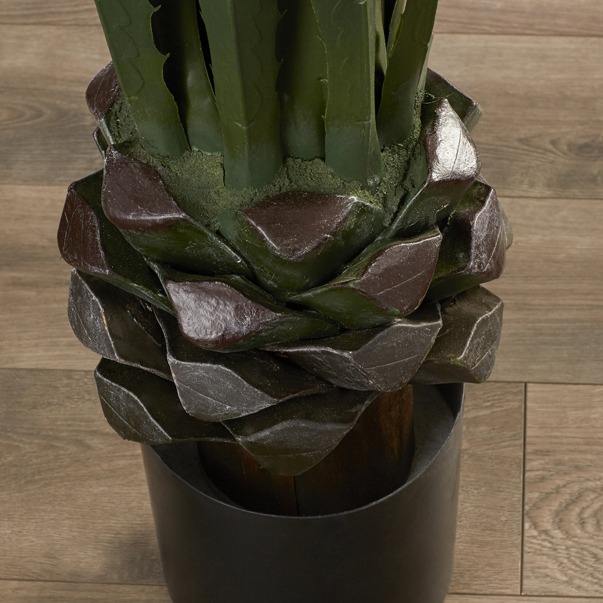 Pure Garden Artificial Giant Agave Floor Plant in Pot & Reviews Wayfair