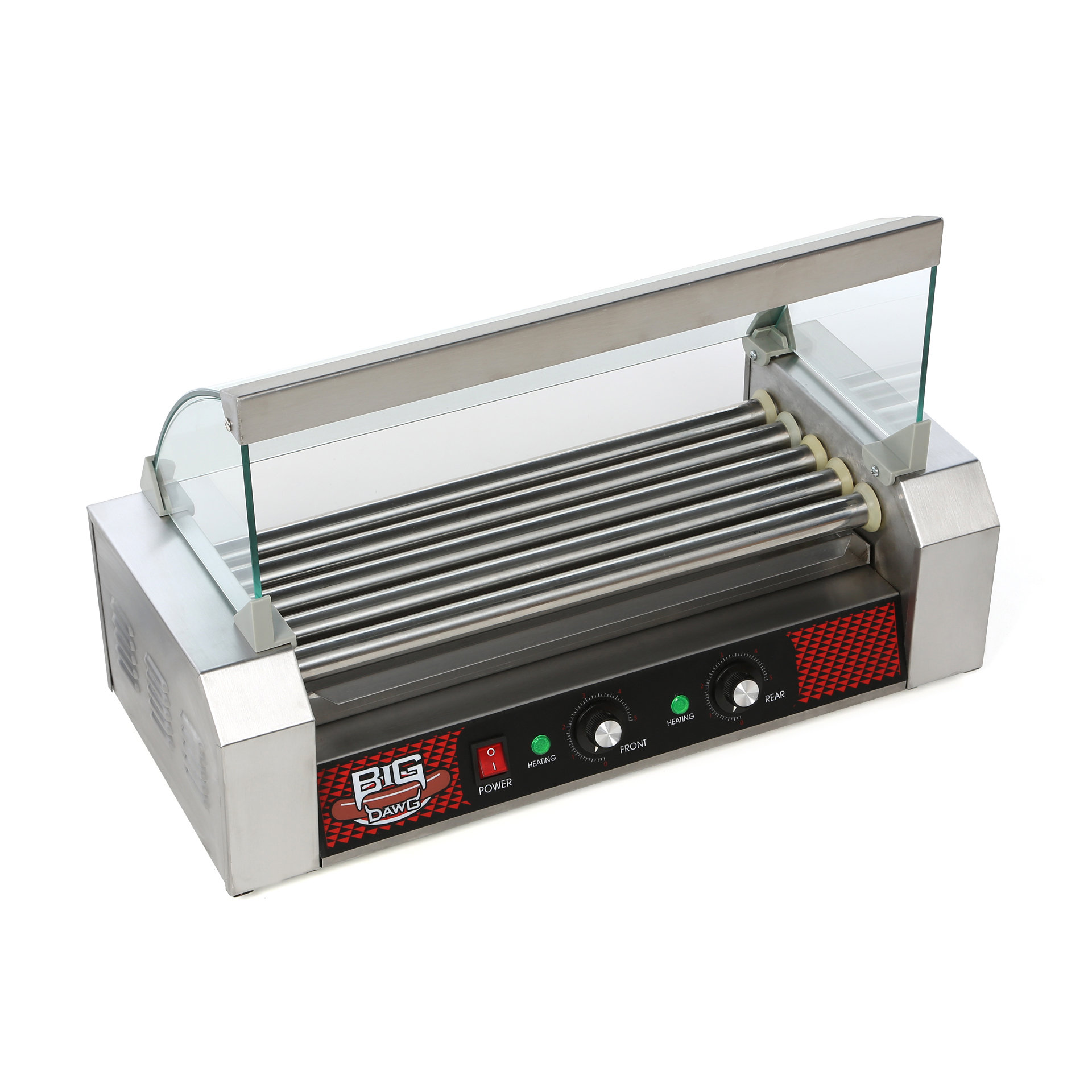 Uncategorized Hot Dog Cookers Specialty Kitchen Appliances great northern popcorn big dawg commercial 5 roller hot dog machine with cover