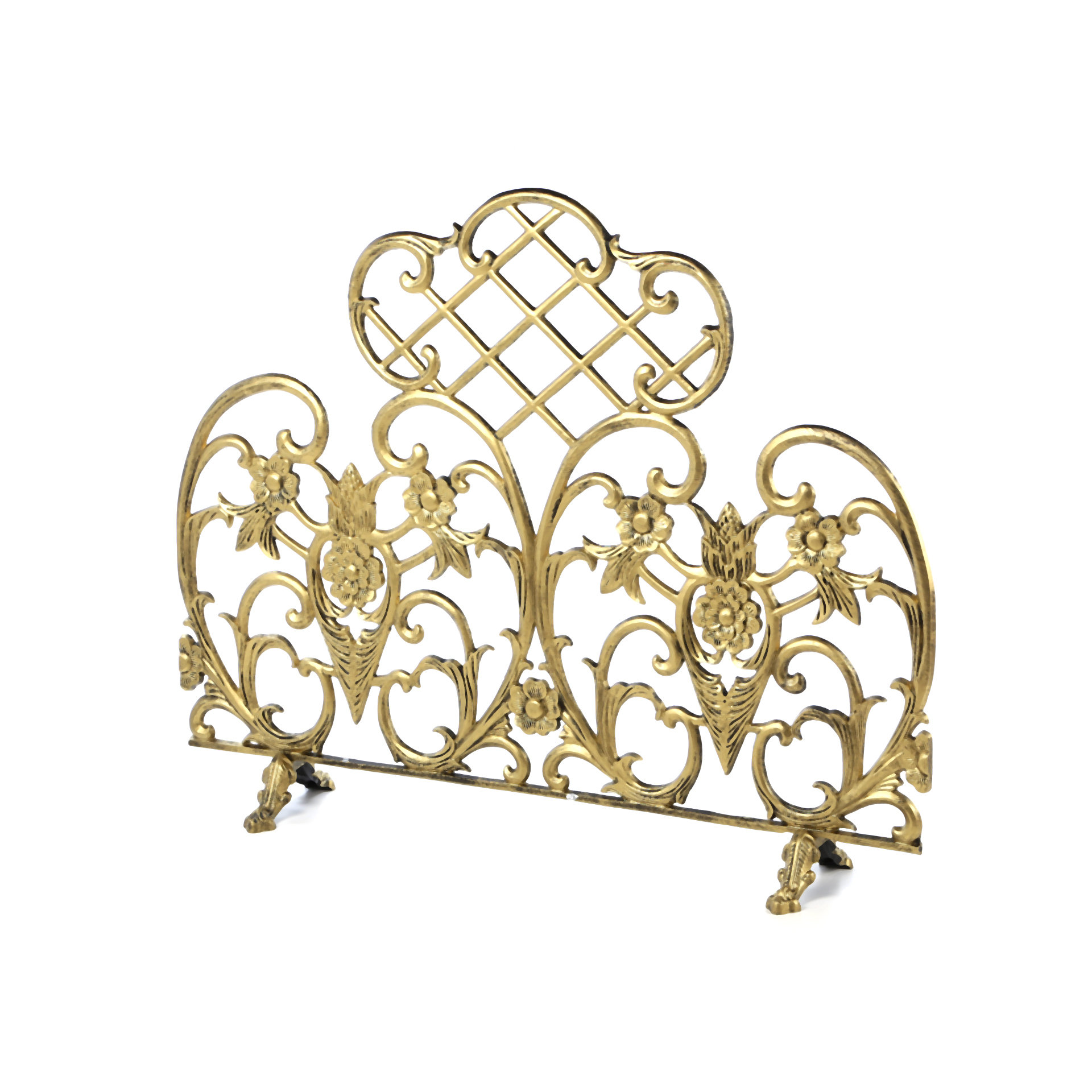 Uniflame Antique Gold Fireplace Screen & Reviews Wayfair