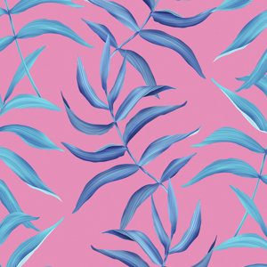 Neon Palms Removable 5' x 20