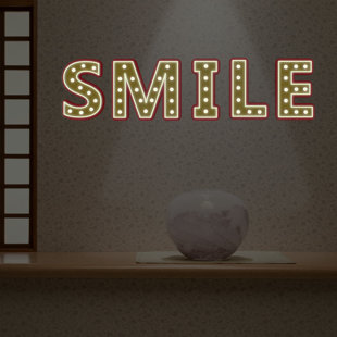 Letter Lights Wayfair Co Uk Lettering Lights Wall Sticker