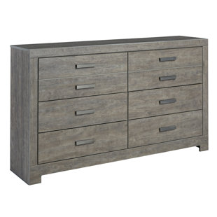 Modern Contemporary Weathered Grey Dresser Allmodern Rosen 6 Drawer Double Dresser