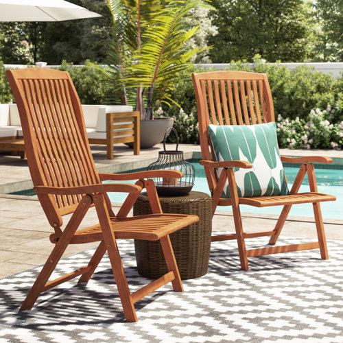 Gartenstuhl-Set SUN FLAIR Eukalyptus massiv