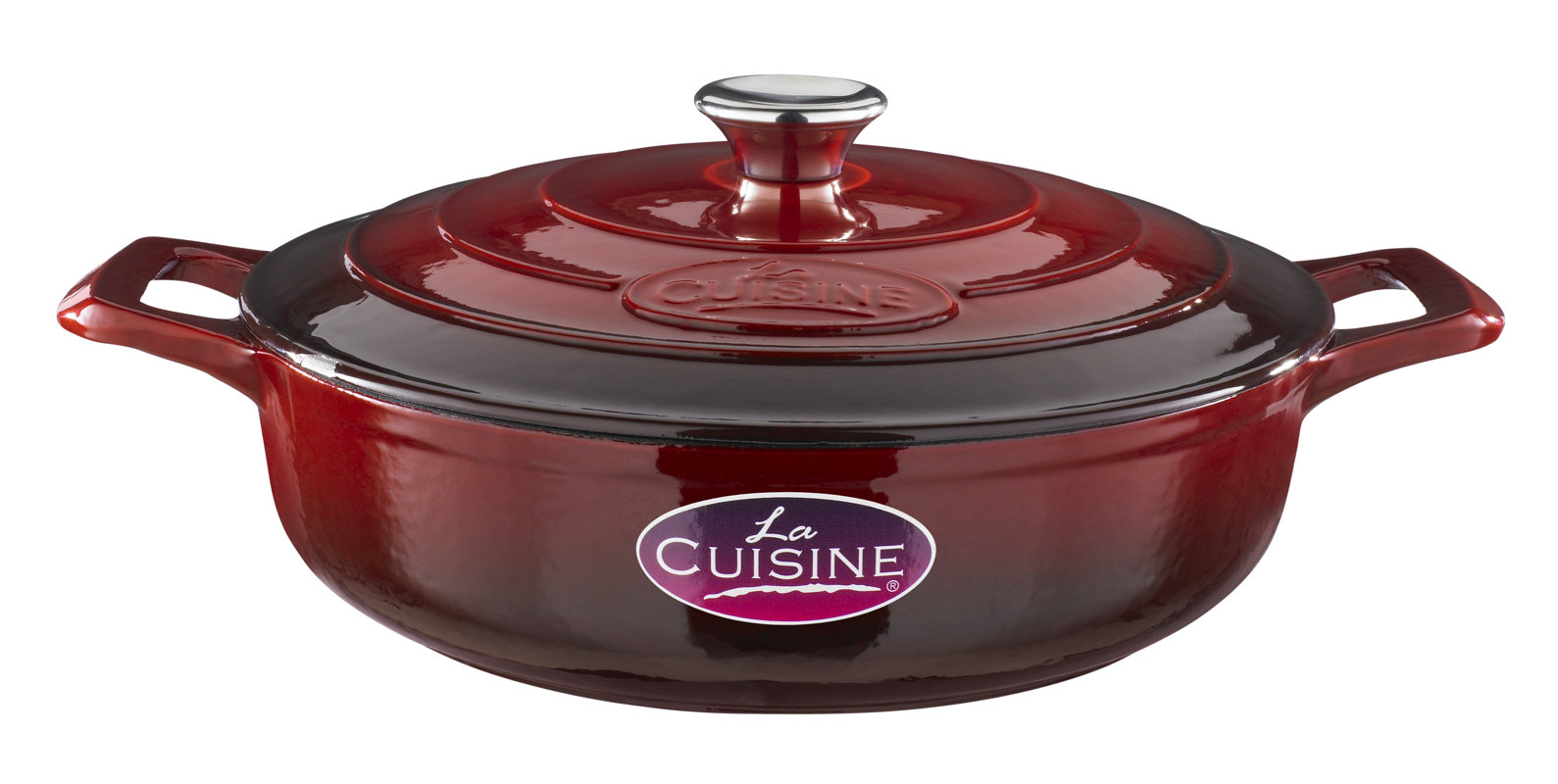 La Cuisine Cookware 3,5 L Kasserolle Classic Range aus Gusseisen