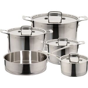 Inoxia 9 Piece Stainless Steel Cookware Set