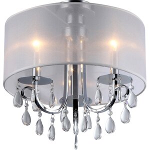 Asterope 3-Light Drum Chandelier