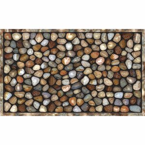 Elfrieda River Rocks Doormat