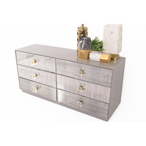 Juliette 6 Drawer Double Dresser by ModShop