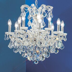 Maria Thersea 12-Light Crystal Chandelier