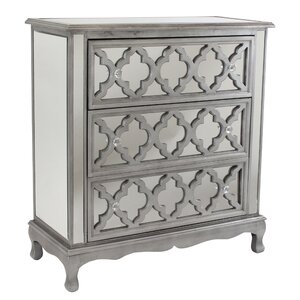 Charlene 3 Drawer Chest (Set of 2)