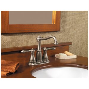 Marielle Single Handle Widespread Standard Bathroom Faucet with Drain Assembly and Double Handles