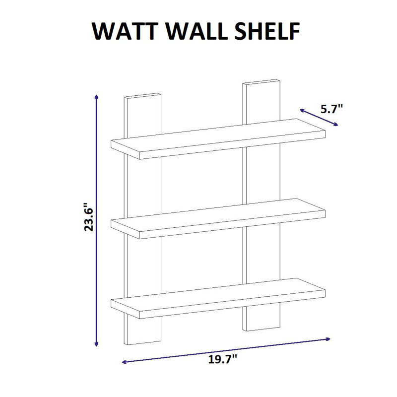 Latitude Run Floating Shelf & Reviews Wayfair