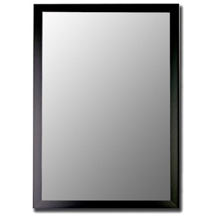 Humbert Matte Black Modern Wall Mirror