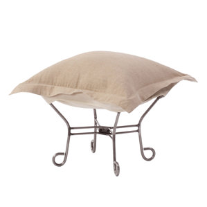 Azaria Scroll Puff Ottoman by Red Barr..